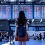 Airport Departure with a Girl