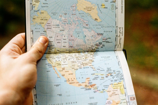 アメリカ合衆国の地図