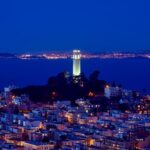 Night in coit tower